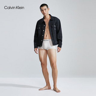 Calvin Klein内衣男士三条装循环提花ck棉质低腰防夹臀四角裤平角内裤男NB3705