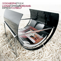 INNOVATIONLIVING 依诺维绅 Innovation 依诺维绅 金属杂志收纳架北欧轻奢简约落地客厅卧室床头置物书报架