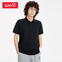 Baleno 班尼路 polo衫男2023夏季新款休闲纯色抗菌青年简约日系短袖上衣