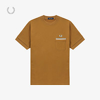 FRED PERRY 男士短袖T恤麦穗刺绣口袋潮M4650