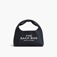 MARC JACOBS 马克·雅克布 女士牛皮革手提包 2F3HSH020H01 黑色 迷你