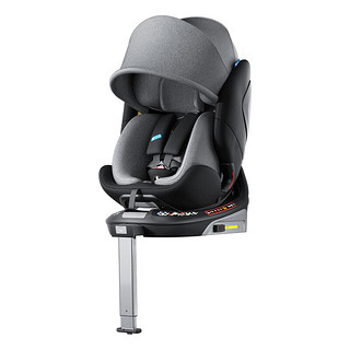 儿童座椅 0–12岁全龄i-Size认证 婴儿 360度旋转 途跃曜石黑
