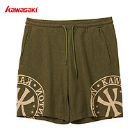 今日必买：KAWASAKI 川崎 2024 运动 短裤-军绿色 S