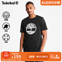 Timberland 男装短袖T恤春夏户外透气休闲印花A6281 A6281001/黑色 L