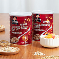 QUAKER 桂格 中国台湾即食冲饮燕麦片紫米山药700g谷物营养懒人速食早餐