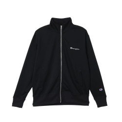 champion冠军刺绣文字logo拉链抓绒长袖夹克外套c8zs001z