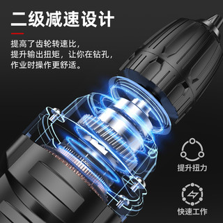 手电钻220V家用电动螺丝刀小型冲击钻插电式手枪转多功能电动工具