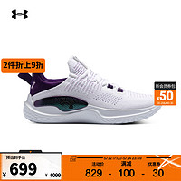 安德玛 UNDERARMOUR）春夏Flow Dynamic女子运动训练鞋3027284 白色100 38