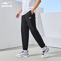 百亿补贴：ERKE 鸿星尔克 男运动裤2024年夏季新款男休闲宽松运动裤针织九分裤男