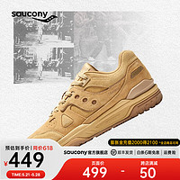 saucony 索康尼 CROSS 90板鞋夏季休闲板鞋男运动鞋子男女同款休闲鞋 卡基25 43