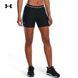 UNDER ARMOUR 安德玛 UNDERARMOUR）夏季atGear Armour女子训练运动水手紧身短裤1371257 黑色001 XL