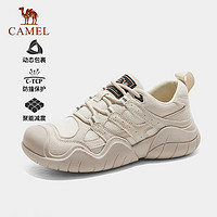 88VIP：CAMEL 骆驼 户外登山鞋女士2024夏季新款丑萌鞋徒步防滑运动鞋跑步老爹鞋