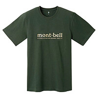 mont·bell montbell蒙贝欧T恤男女款夏季新款户外运动休闲印花纯棉短袖体恤