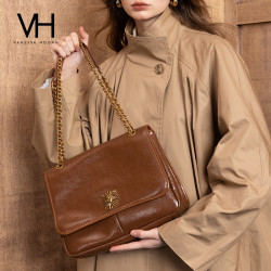 vanessahoganvh女包太阳神系列复古邮差包腋下单肩包斜挎高级质感美拉