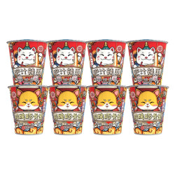 口乐 招财喵小杯方便面 8杯装混口味