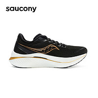 saucony 索康尼 啡速3男款缓震跑步鞋专业竞速马拉松路跑运动鞋子黑金 37.5