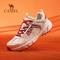 88VIP：CAMEL 駱駝 登山鞋防滑男本命年紅色鞋跑步女士戶外運動鞋徒步鞋
