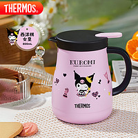 膳魔师（THERMOS）保温壶800ml大容量316L家用暖水壶TEHB-800S 西洋棋女皇(KU)