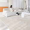 梦雯 超柔地毯客厅2023新款奶油风高级轻奢高端暖米色撸猫感卧室床尾