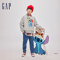 88VIP：Gap 盖璞 男女童春季2024新年款抓绒卫衣运动上衣847332