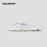 salomon 萨洛蒙 女款 户外运动休闲柔软舒适轻便溯溪恢复拖鞋 REELAX BREAK 6.0 珍珠灰蓝