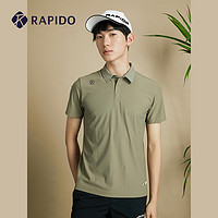 Rapido 雳霹道 夏季新品男子O系列户外潮流翻领短袖POLO衫