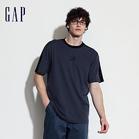 Gap 盖璞 男女装2024夏季新款吸湿速干凉感短袖T恤撞色运动上衣464169