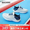 SKECHERS 斯凯奇 舒适透气网面休闲鞋一脚蹬轻质时尚运动鞋210281-WHT