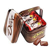 88VIP：Dove 德芙 巧克力牛奶巧克力20棵结婚喜糖礼盒装手提高档铁盒创意