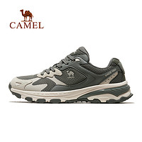 88VIP：CAMEL 骆驼 运动鞋女网面透气户外休闲鞋女鞋复古慢跑鞋女款鞋子