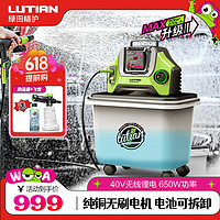 LUTIAN 绿田 TRDN-T5 无线锂电洗车机 40V