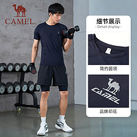 88VIP：CAMEL 骆驼 健身衣T恤男士2024春夏季新款清爽透气速干百搭跑步短袖男
