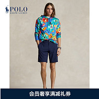 Polo Ralph Lauren 拉夫劳伦 男装 24年春弹力小提花布沙滩短裤RL18080 410-深蓝色 28