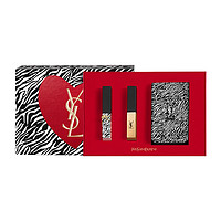 LANCOME 兰蔻 YSL/圣罗兰口红双支装礼盒（1966#+35#）4.4g红棕色金琥珀色