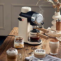 88VIP：Bear 小熊 意式咖啡机高压萃取意式蒸汽奶泡滴漏家用办公室半自动咖啡壶