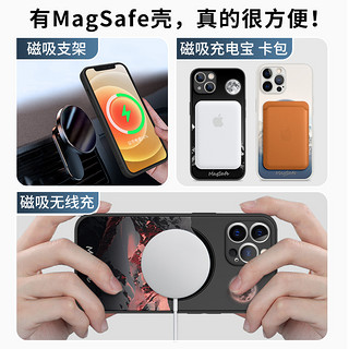 捣旦国度 适用iphone15promax手机壳苹果14/13保护套magsafe磁吸壳 墨绿雪峰 MagSafe款（38颗内置强磁） iphone 11