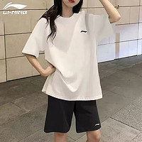 LI-NING 李宁 速干运动套装 两件套女