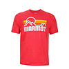 Marmot 土拨鼠 鼠春夏新款户外男透气棉质圆领短袖T恤F900453/F900446 红色