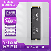 百亿补贴：GeIL 金邦 P4S 7450MBsM.2固态硬盘PCIE4.0协议电脑笔记本PS5大容量