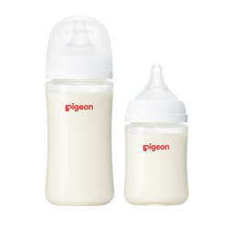 贝亲 奶瓶新生婴儿宽口径玻璃160ml+ppsu奶瓶240ML 赠清洁剂150ml