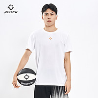 RIGORER 准者 2023新款运动短袖T恤男士篮球训练跑步健身轻薄透气速干短T恤
