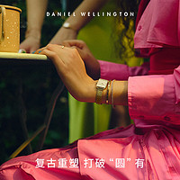 Daniel Wellington DanielWellington）DW小方表时尚欧美表经典复古女士腕表生日礼物送女友