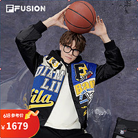 FILA FUSION 斐乐潮牌棉服男冬季时尚休闲宽松夹克棒球服