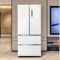 Midea 美的 508升白色法式四开门双系统智能大容量家用电冰箱  BCD-508WTPZM(E)