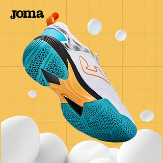 JOMA专业排球鞋男女同款羽毛球鞋网球鞋室内外耐磨减震乒乓球鞋运动鞋 白色 37(女)