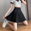 卡维泽 CAVIEZEL百褶裙女短裙春秋季jk制服小裙子学院风高腰显瘦防走光西装半身裙 黑色 M 95-105斤