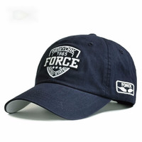 炫世柠檬帽子男士女士棒球帽户外韩版帽男女鸭舌帽休闲逛街运动帽 FORCE藏蓝色 可调节(56-60cm)