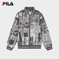 FILA 斐乐 男士梭织外套2024时尚棒球夹克 170/92A/M