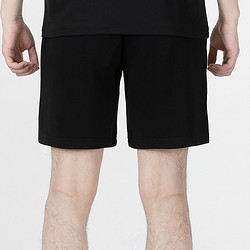 SKECHERS 斯凯奇 短裤男子新款健身训练裤户外黑色休闲裤子L222M079-0018