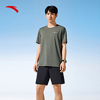 ANTA 安踏 速干运动套装丨吸湿透气短袖t恤短裤两件套跑步套装男运动服